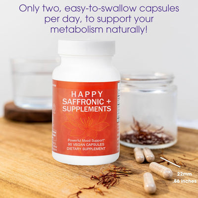Happy Saffronic™ Vegan Mood Support Capsules™