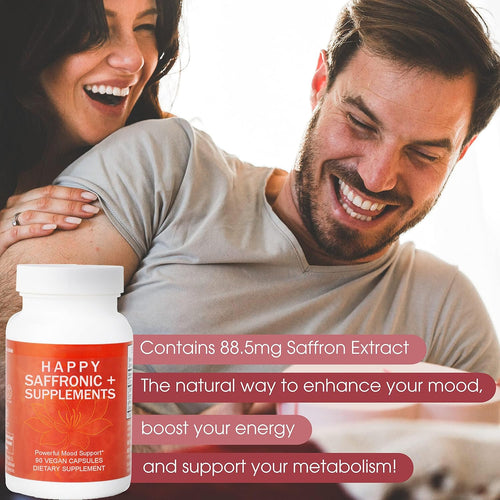Happy Saffronic™ Vegan Mood Support Capsules™